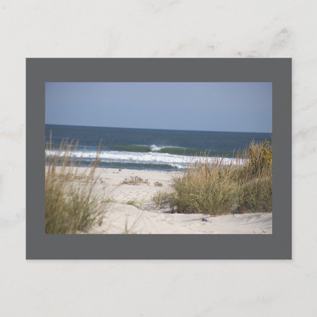 Plage avec carte postale Waves (Devant)
