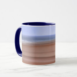 Plage Calque Océan Mouvement Art Mug