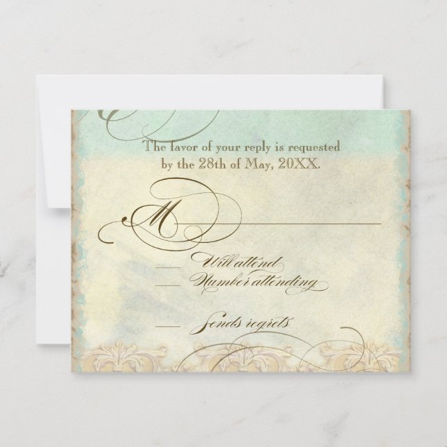 Plage côtière de Sea Horse - Invitation de mariage (Devant)