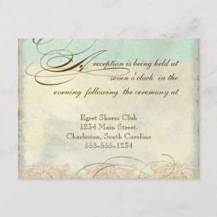 Plage côtière de Sea Horse - Invitation de mariage