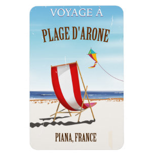 Plage d'Arone, Frankreich Magnet