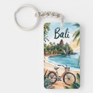 Plage de Bali avec vélo - Voyage tropical