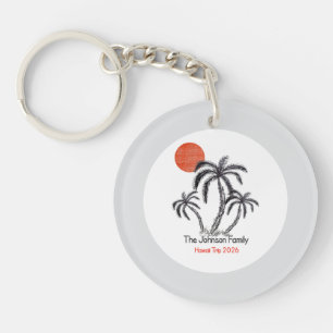 Plage de coucher de soleil tropical Palmier Vacanc