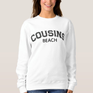 Plage de Cousins, Cousins drôle, Sweatshirt surdim