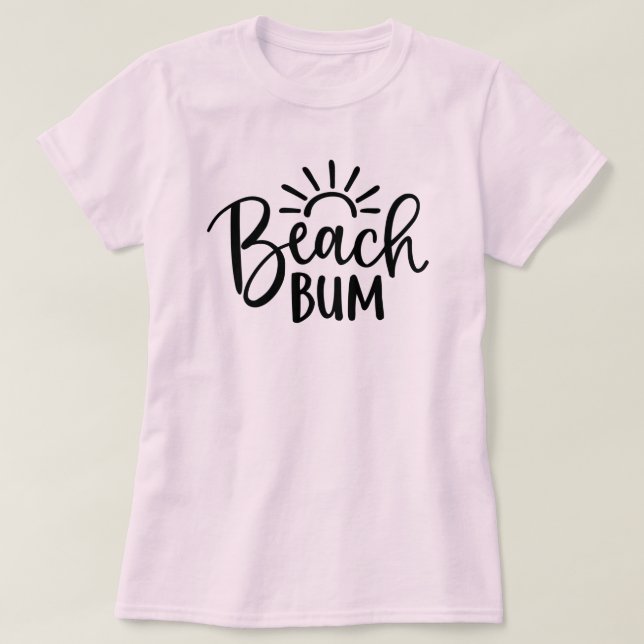 PLAGE DE FEMMES BUM T-Shirt (Design devant)