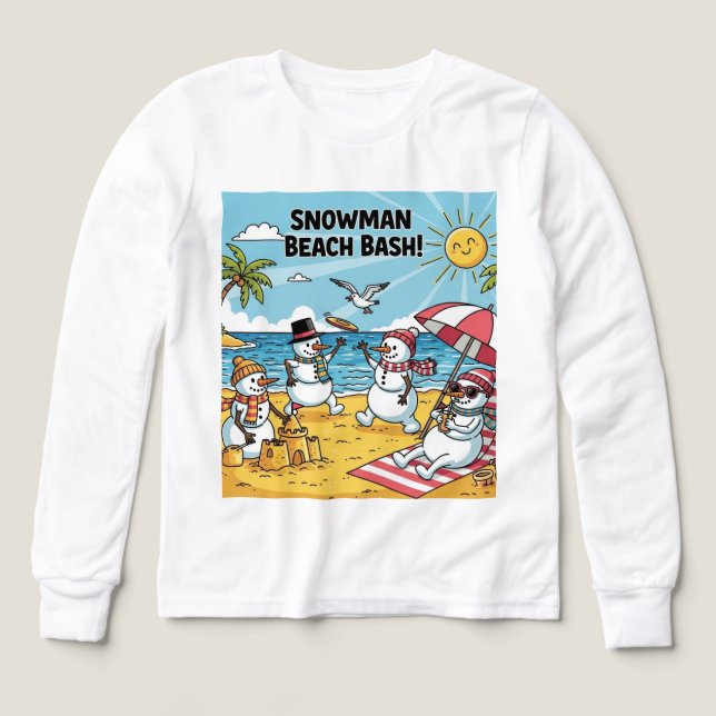 Plage de fous de neige (Motif recto)