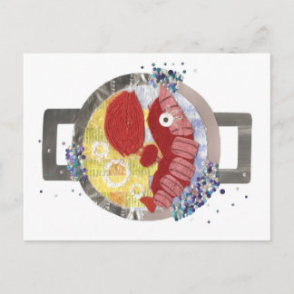 Plage de homard Pas de carte postale Arrière - pla