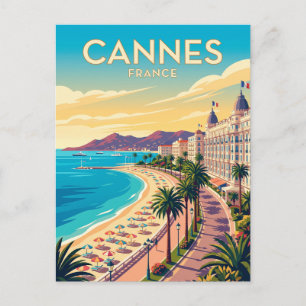 Plage de la Croisette Frankreich Postkarte