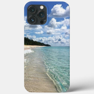 Plage de mer coque iphone et beau ciel