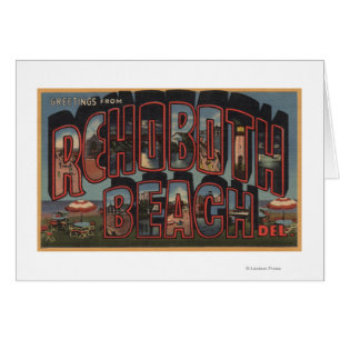 Plage de Rehoboth, Delaware - grandes scènes de