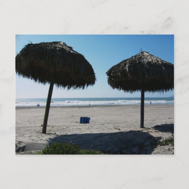 Plage de Rosarito, Mexique carte postale (Devant)
