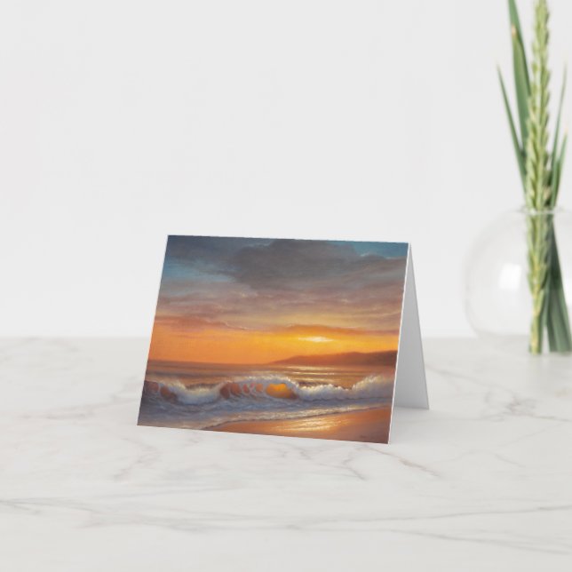 Plage de sucre - carte de note (Devant)