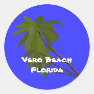 Plage de Vero, Floride, Sticker de palmiers
