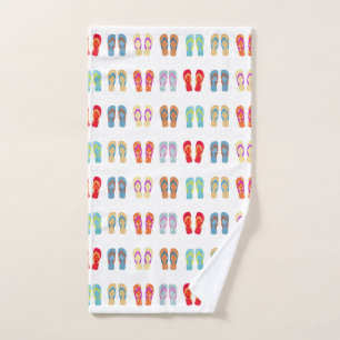 Plage d'été Sandales à thème Motif Flip Flops