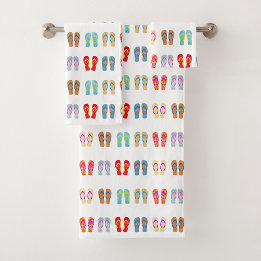 Plage d'été Sandales à thème Motif Flip Flops