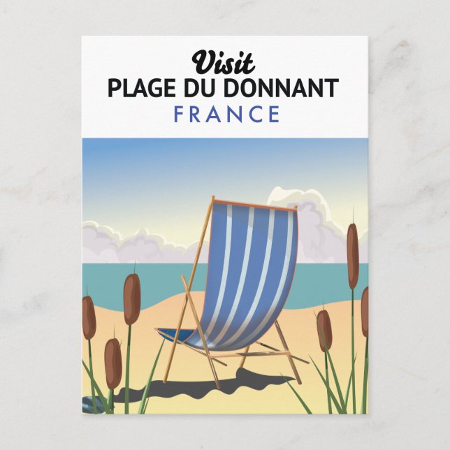 Plage du Donnant Frankreich Postkarte (Vorderseite)