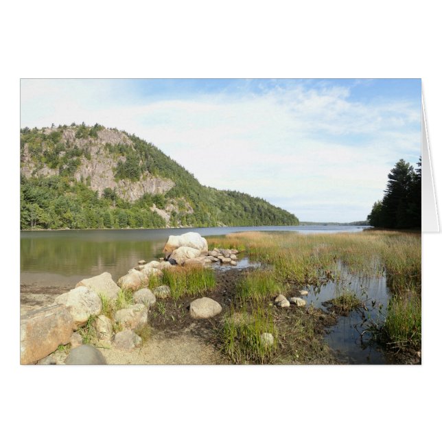 Plage du lac Echo au parc national Acadia (Devant horizontal)