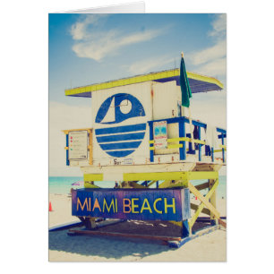 Plage du sud de la tour de maître nageur, Miami