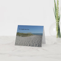 Plage et kayak solitaire sur une Carte de Sympathi