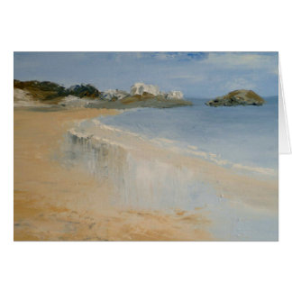 Plage et sable humide