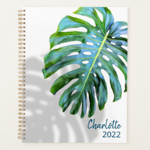 Plage/Feuille tropicale avec ombre Bois blanc Votr