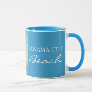 Plage FL - tasse de Panamá City de coucher du