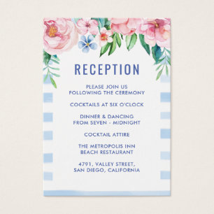 Plage Floral Tropical Colorful Mariage Réception