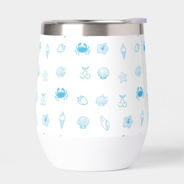 Plage grecque minimaliste (Gauche)