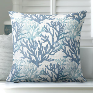 Plage Jeu d'oreillers Coussin décoratif de corai