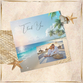 Plage Mariage Merci Cartes