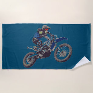 Plage MOTOCROSS serviette de plage.