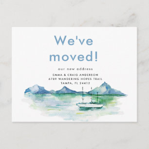 Plage Nous avons déménagé Carte postale