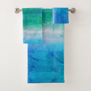 Plage Ocean Blue Green Ombre