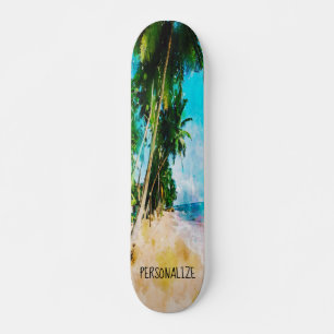 Plage Palm Trees Skateboard