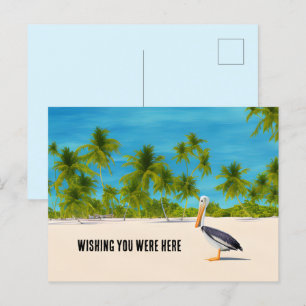 Plage Plage Palmiers Pelican Ocean View Carte post