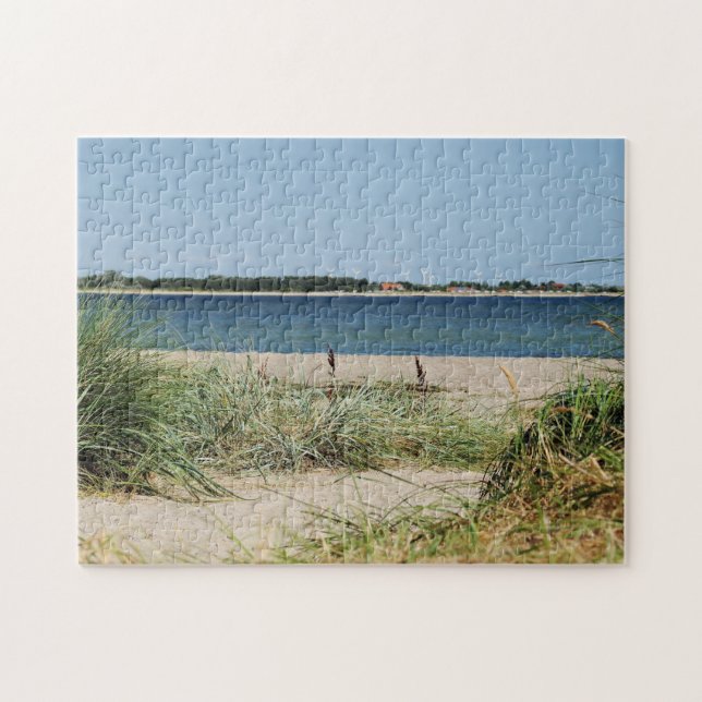 Plage puzzle avec dunes (Horizontal)