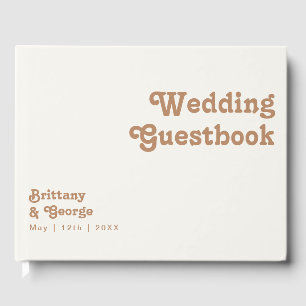 Plage Retro   Livre d'or du Mariage ivoire