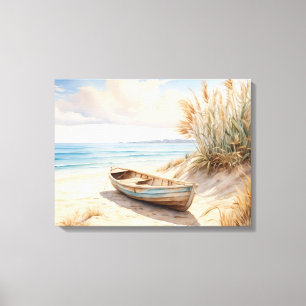 Plage Scène Toile Mur Art