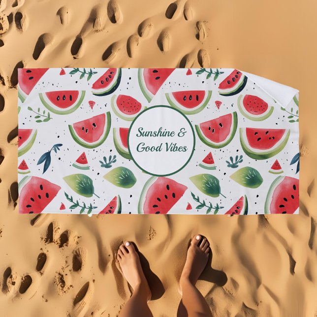 Plage Serviette de pastèque Sunshine (Créateur téléchargé)