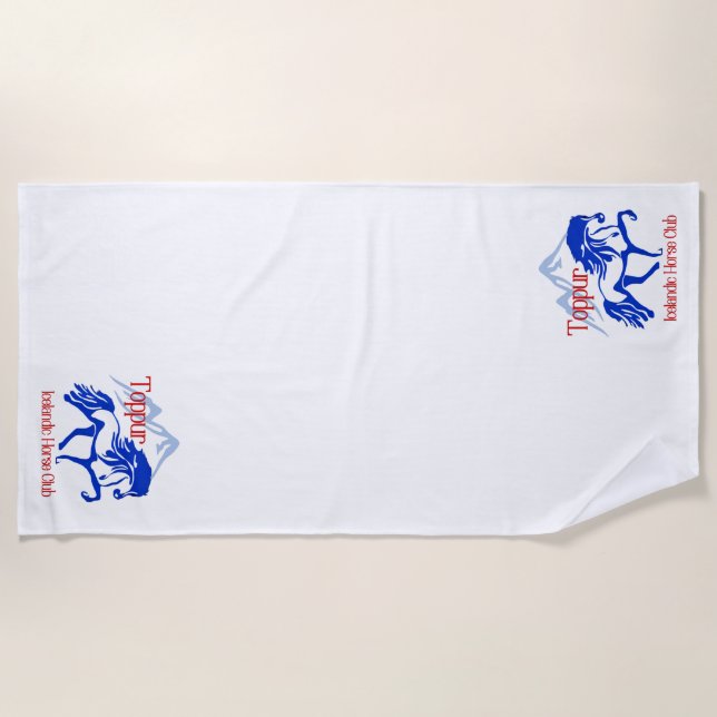 Plage Serviette de plage/couverture de selle (Devant)
