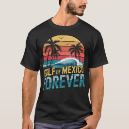 Plage Sunset Graphic Tee T-shirt Golfe du Mexique