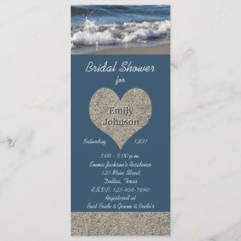 Plage Thème Bridal Douche Invitation