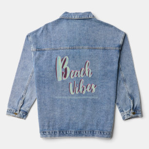Plage Vibes Amusant été Graphisme Cool bleu