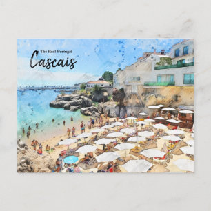 Plages de Cascais, Portugal Carte postale