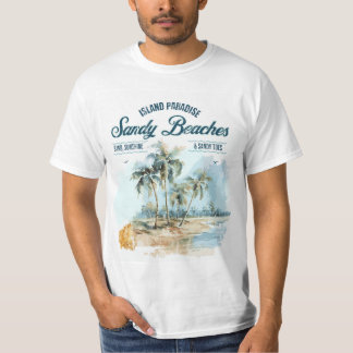 Plages De Sable De T-Shirt