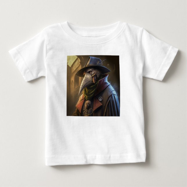Plague Doctor Baby Fine Jersey T - Shirt (Vorderseite)
