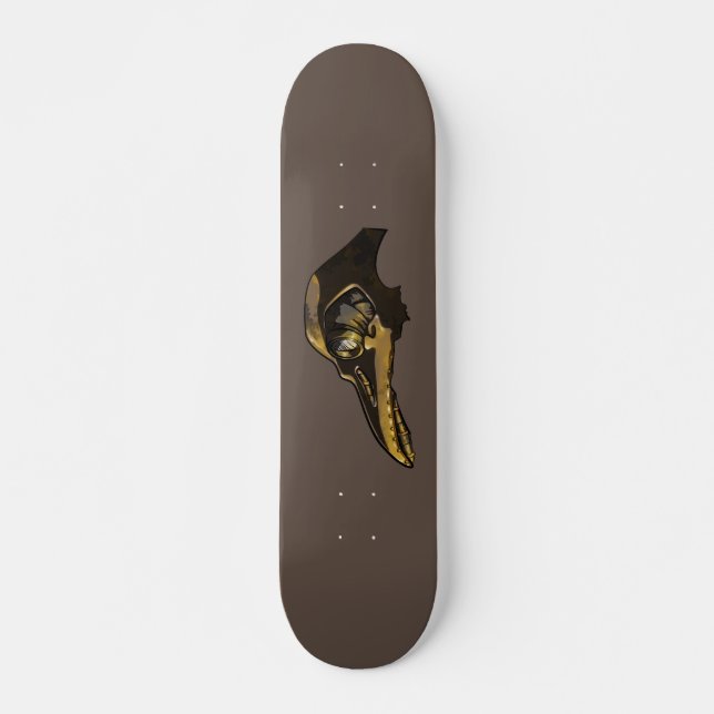 Plague Mask Skateboard (Vorne)