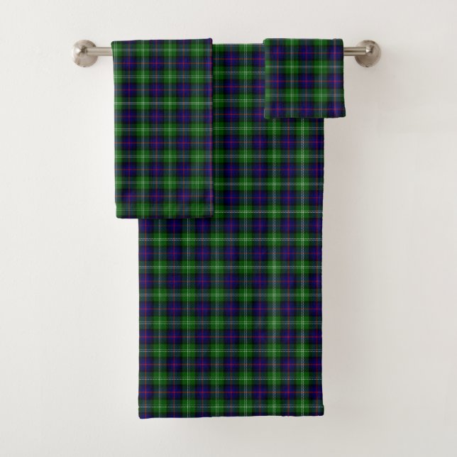 plaid bleu vert de tartan du sud (En situation)