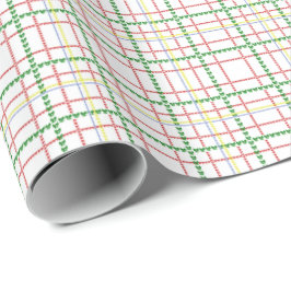 Plaid Bows Wrapping Paper Geschenkpapier