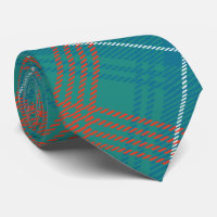 Plaid Clan Wilson Orange Check Tartan